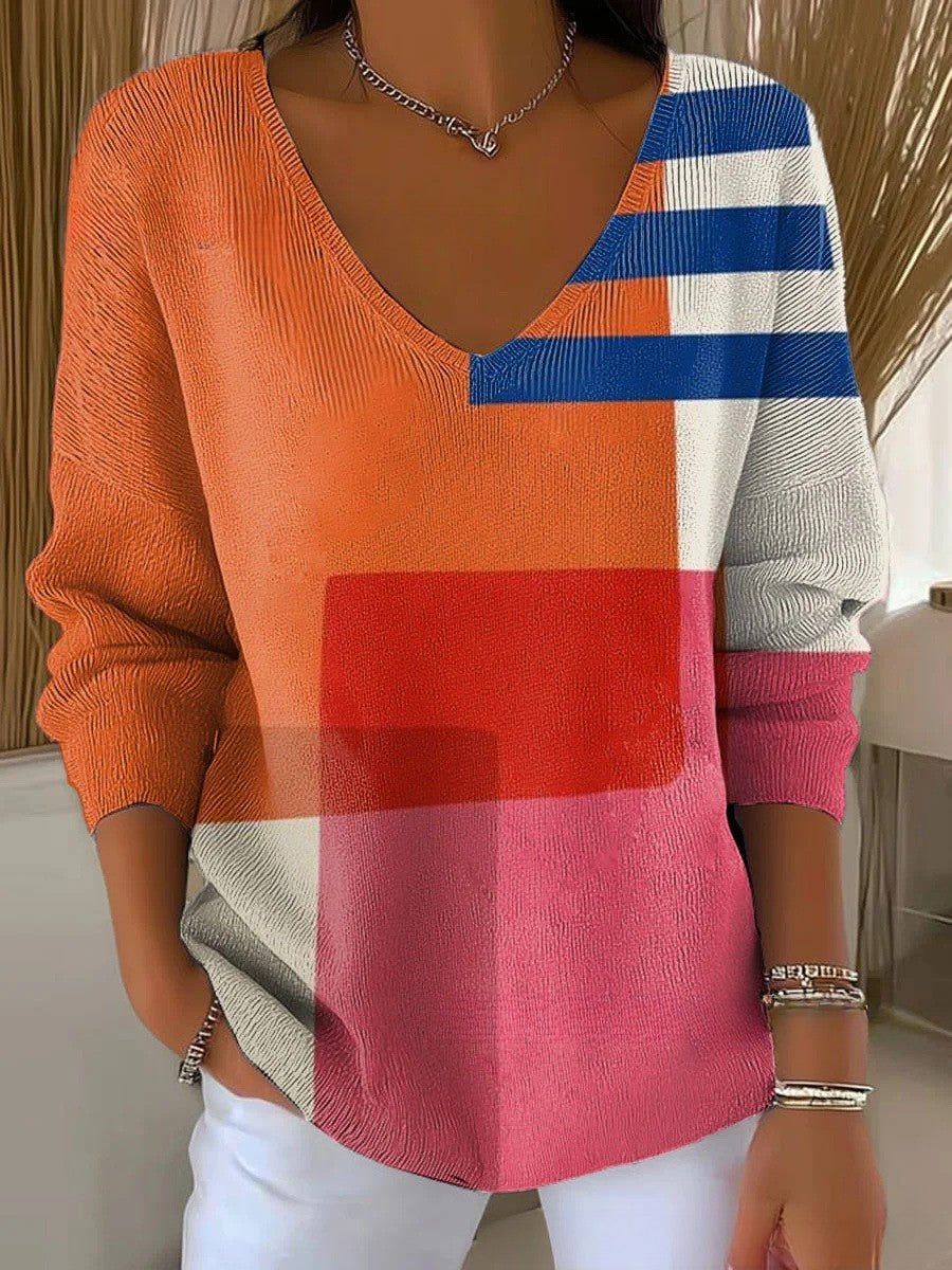 Delilah | Classic V-Neck Pullover