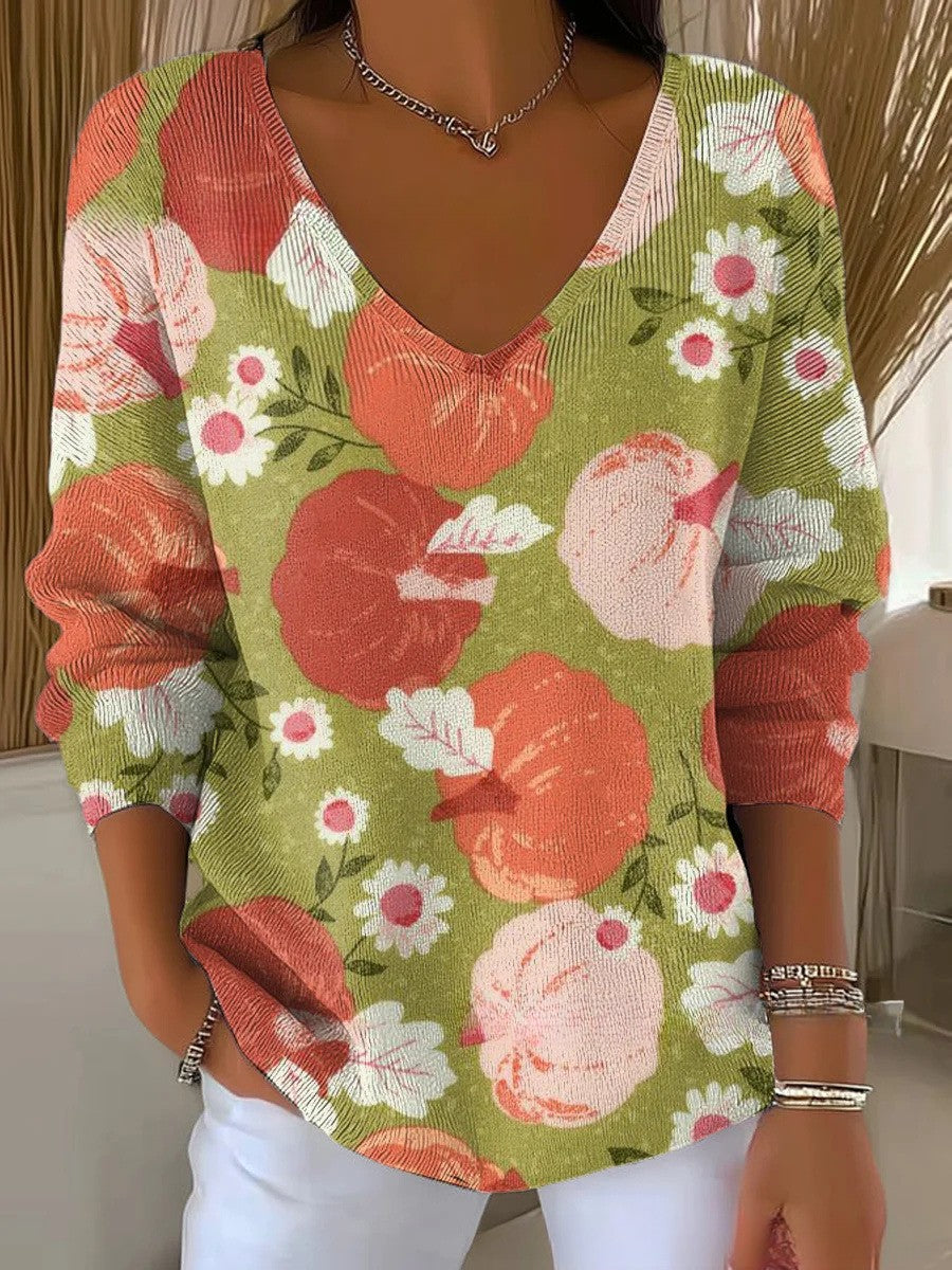Amira | Classic V-Neck Pullover