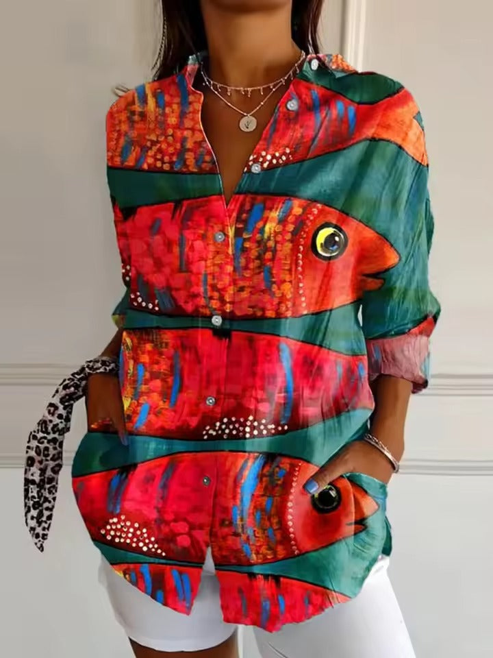 Hope | Printed Button-Up Shirt