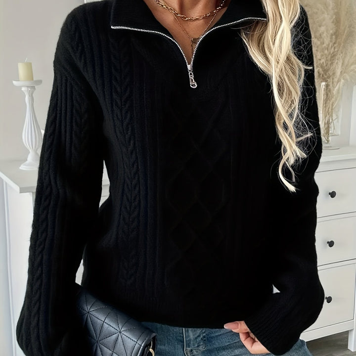 Elissa | Zip-Up Jumper