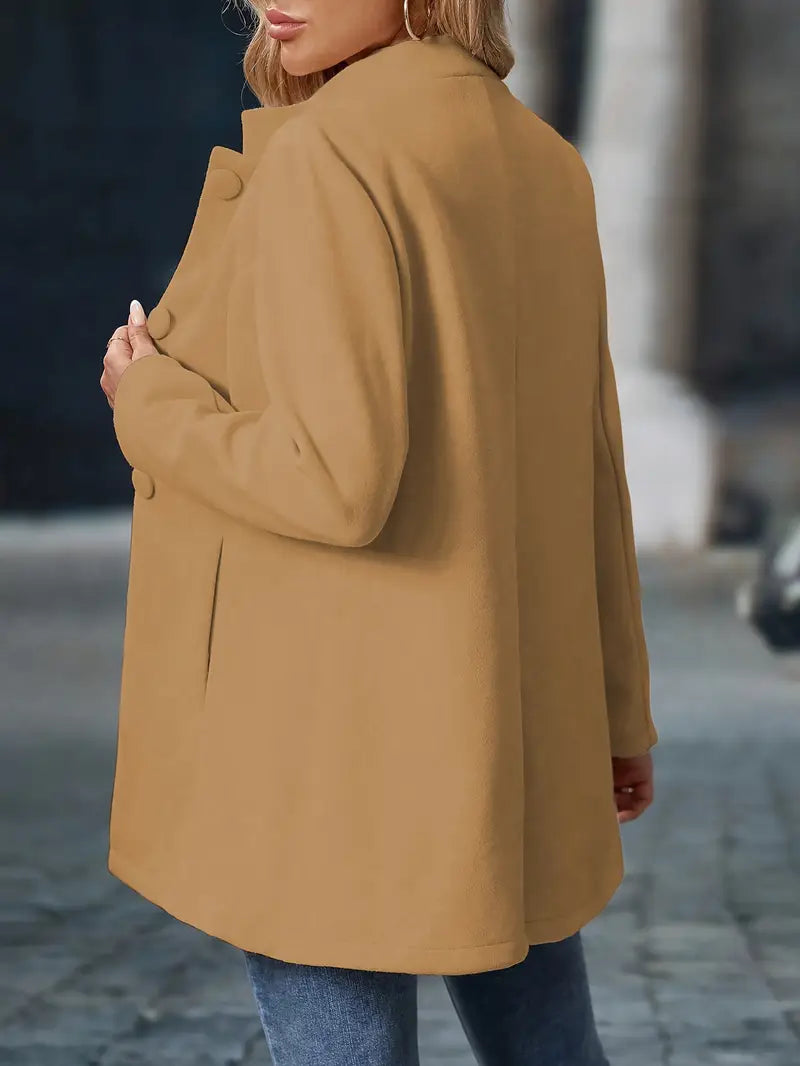 Clara | Timeless Button Detail Coat