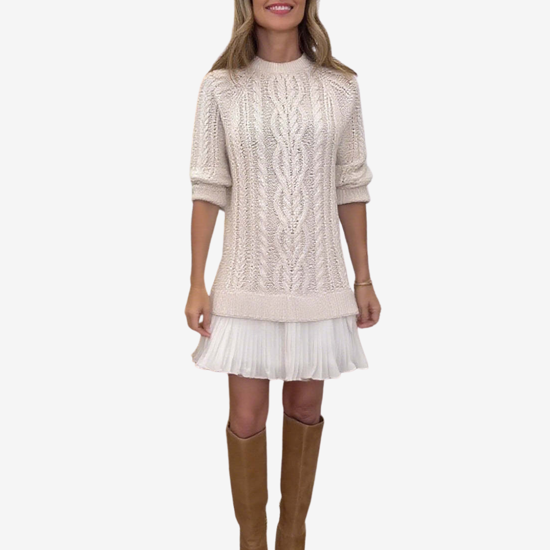 Maxine | Elegant Cable Knit Jumper