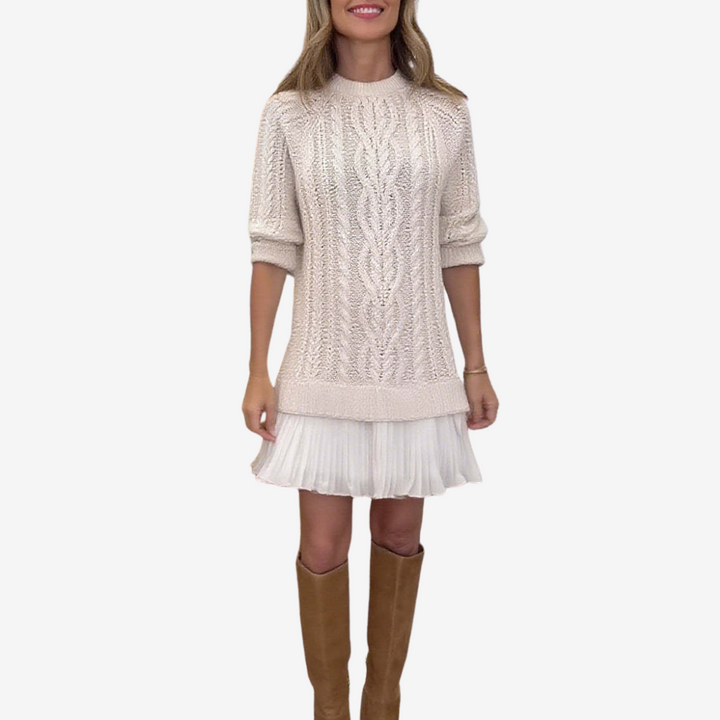 Maxine | Elegant Cable Knit Jumper