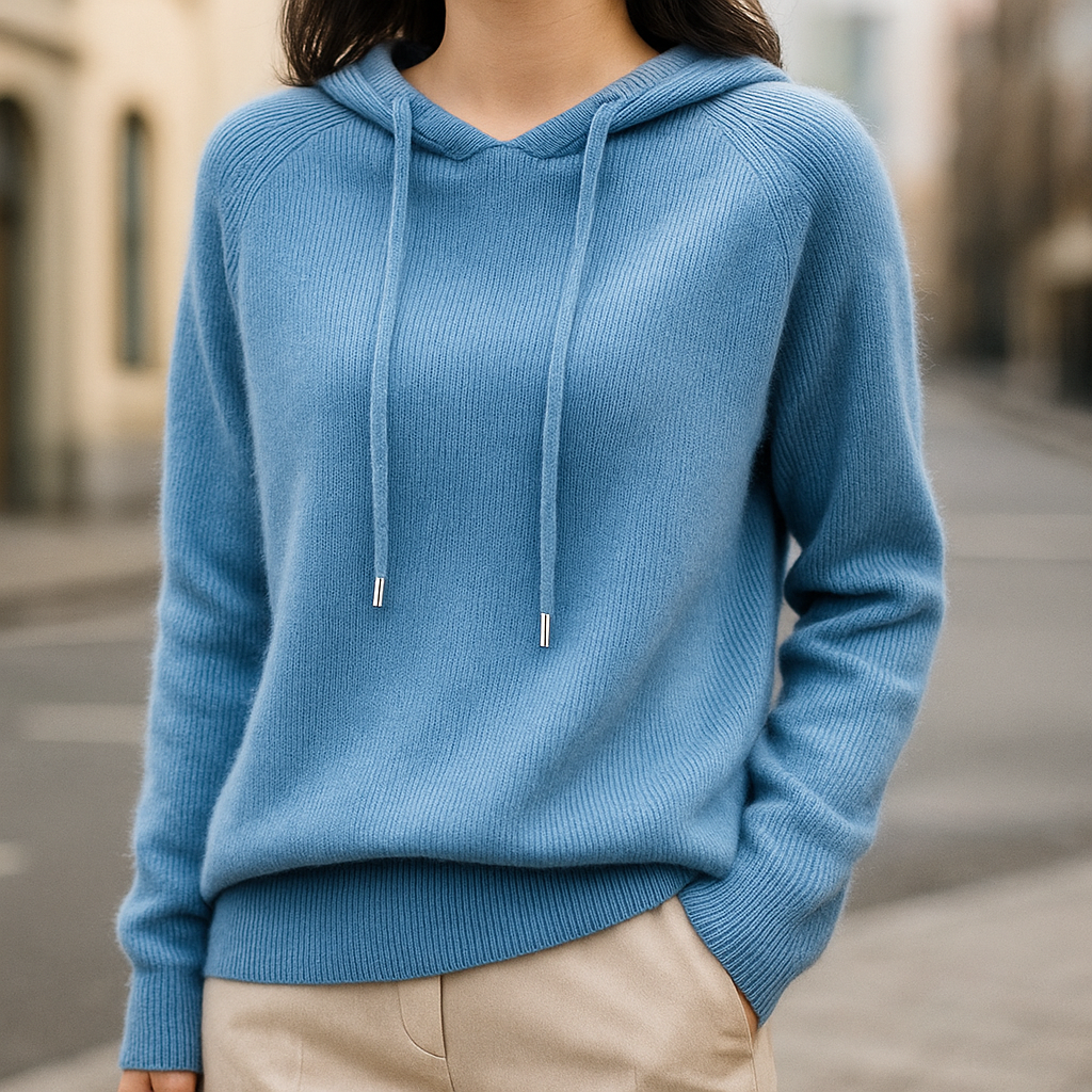 Zoey | Classic Knit Hoodie