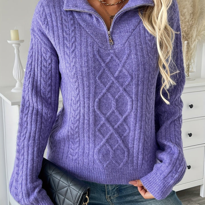 Elissa | Zip-Up Jumper