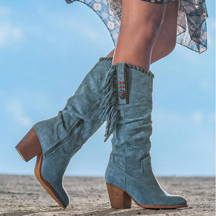 Carissa | Fringe Detail Boots