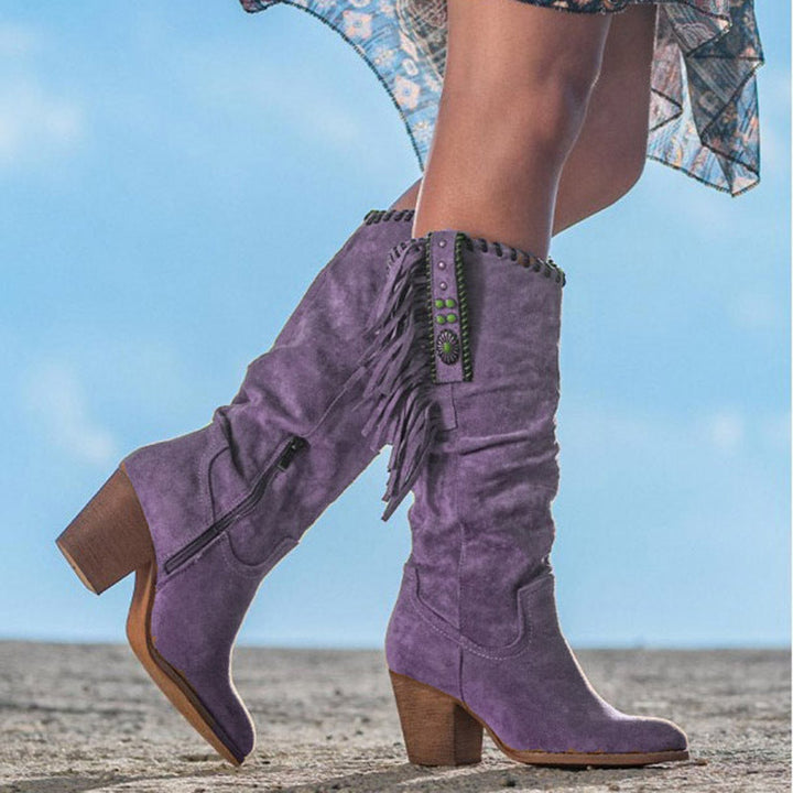 Carissa | Fringe Detail Boots