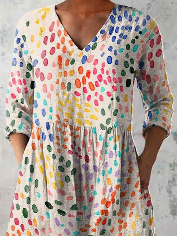 Bernadette | Long V-Neck Shirt