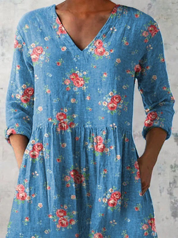 Mabel | Long V-Neck Shirt