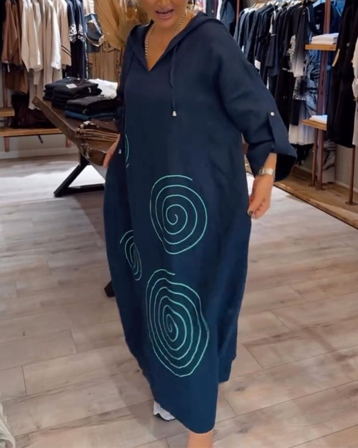 Erika | Relaxed Hoodie Midi Dress