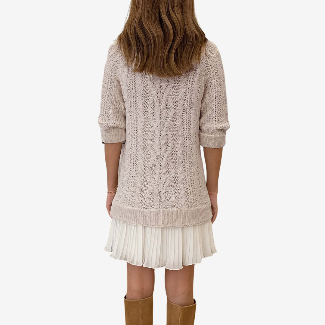 Maxine | Elegant Cable Knit Jumper
