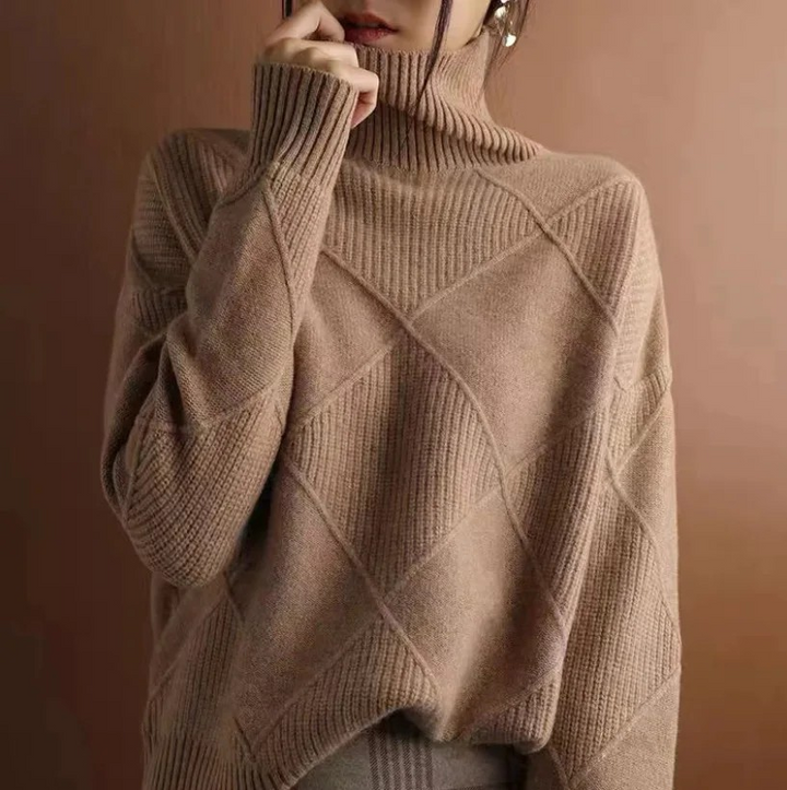 Eleanor | Textured High Neck Top