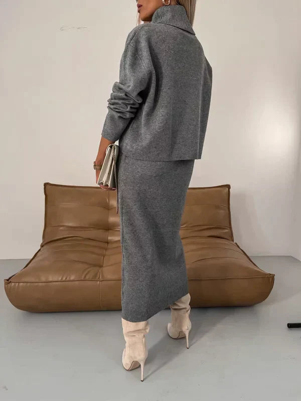 SOLANGE | DRESS WITH MATCHING TURTLENECK