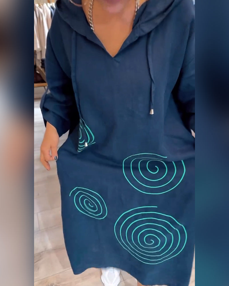 Erika | Relaxed Hoodie Midi Dress