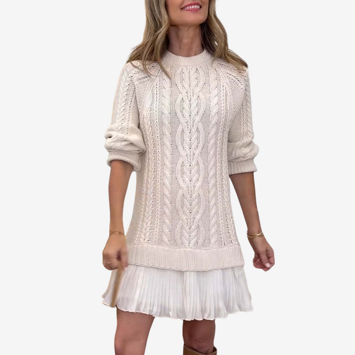 Maxine | Elegant Cable Knit Jumper