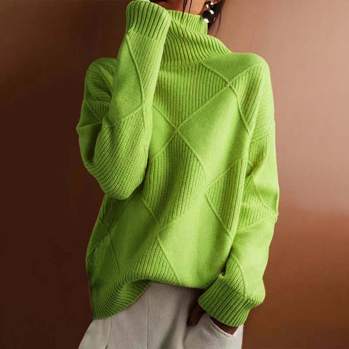 Eleanor | Textured High Neck Top