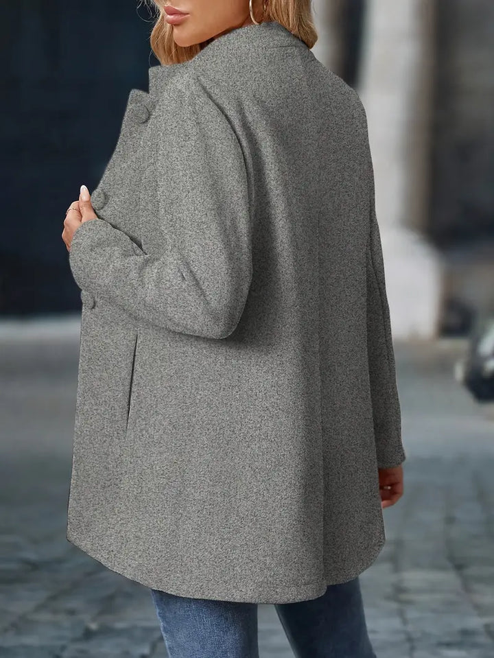 Clara | Timeless Button Detail Coat