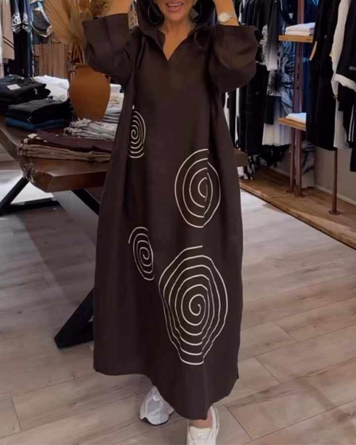 Erika | Relaxed Hoodie Midi Dress