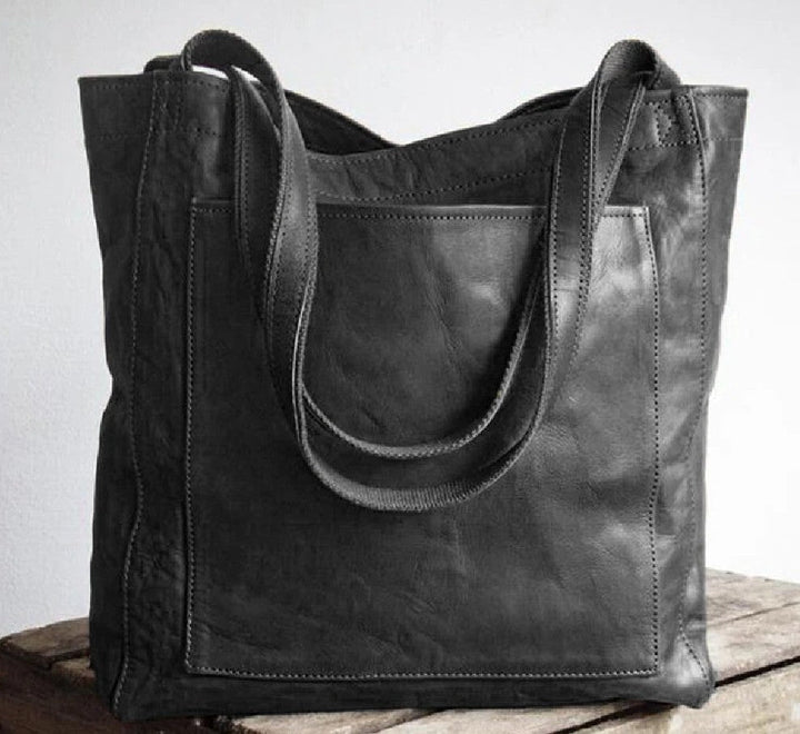 Nevaeh | Classic Leather Tote Bag