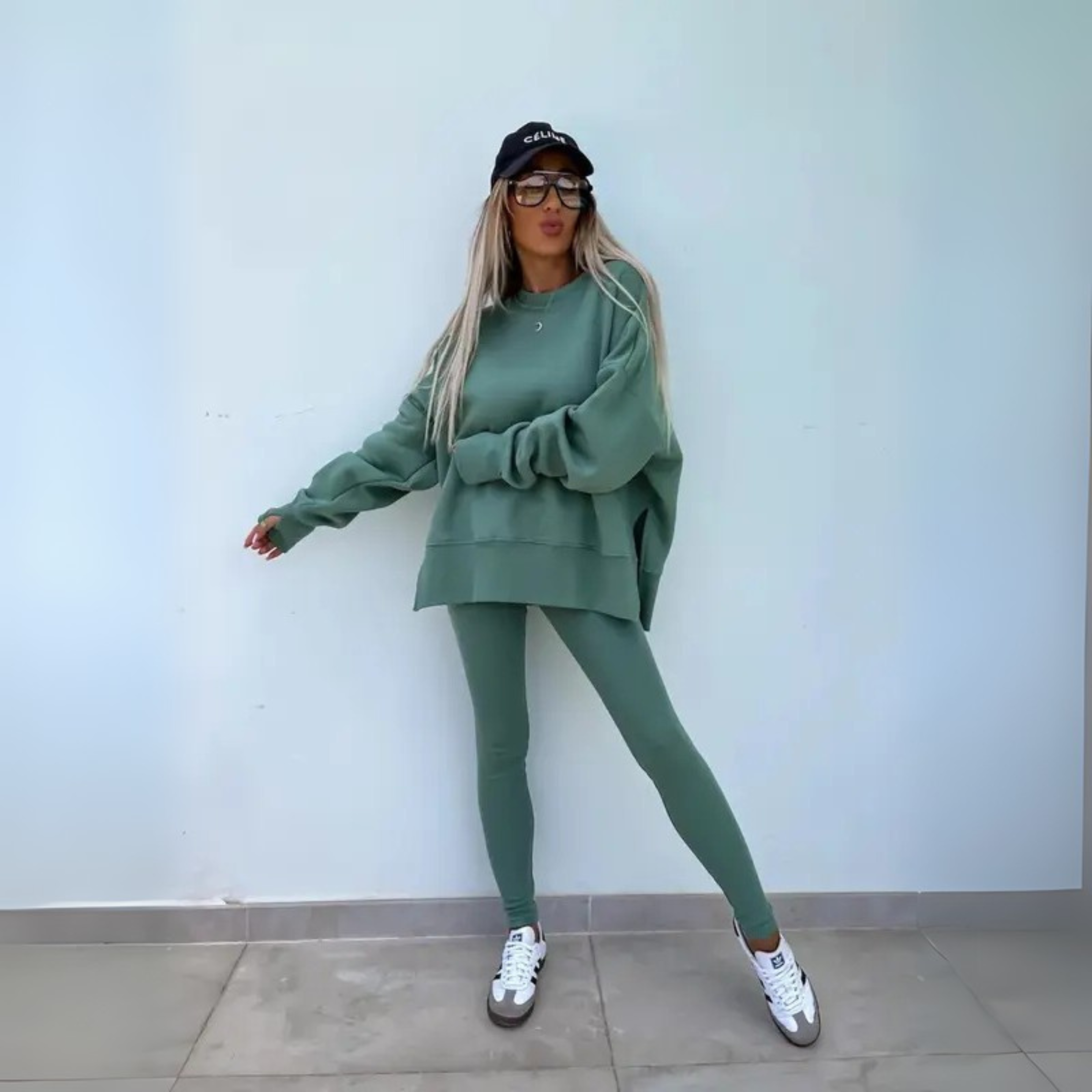 Green / UK 16 (XL)