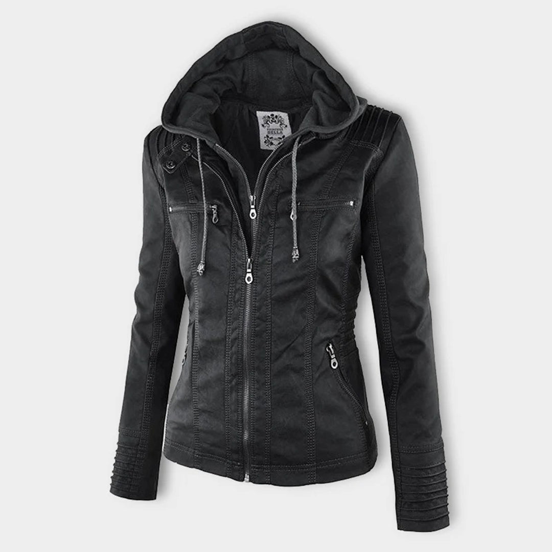 Harper | Sleek Zip Moto Jacket