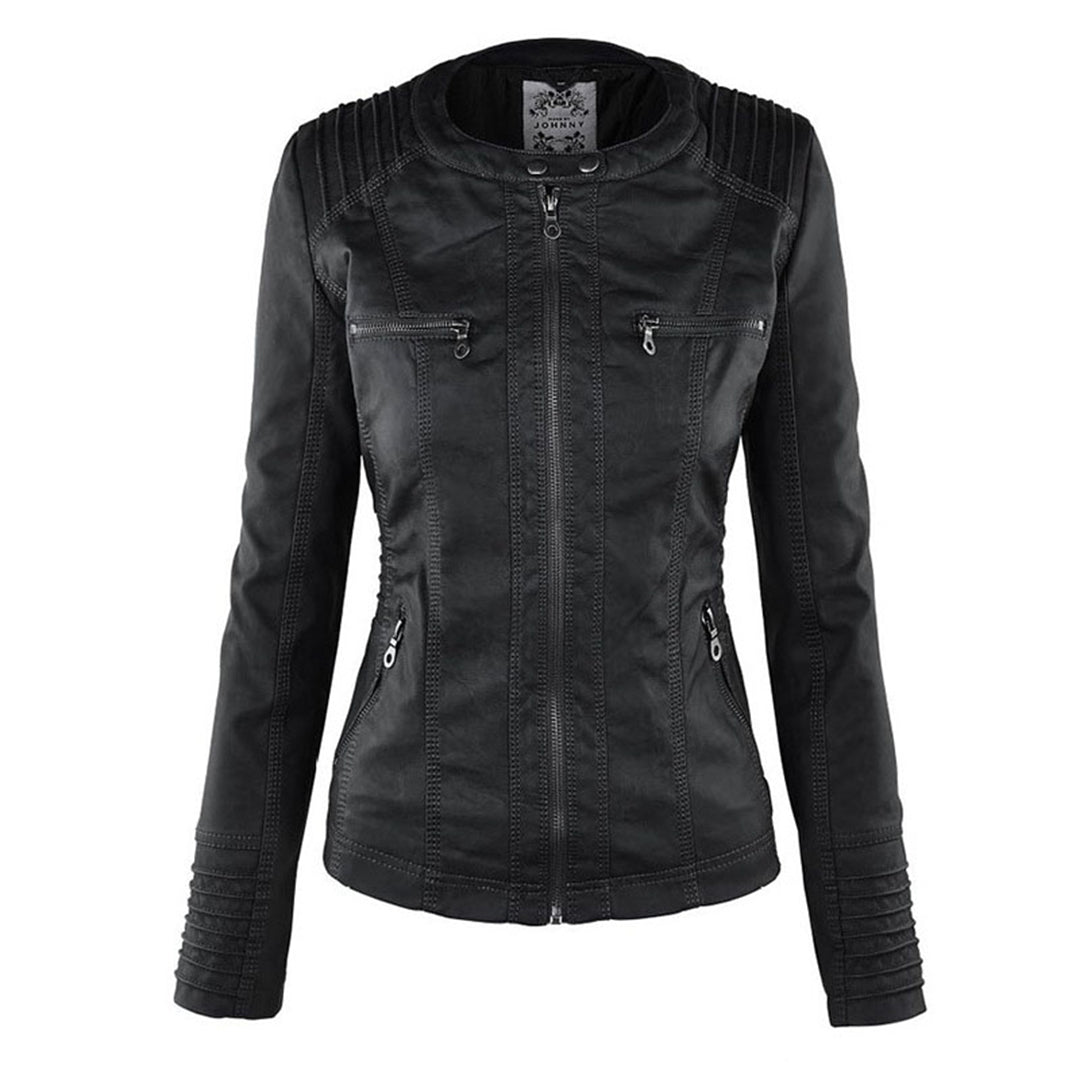 Harper | Sleek Zip Moto Jacket