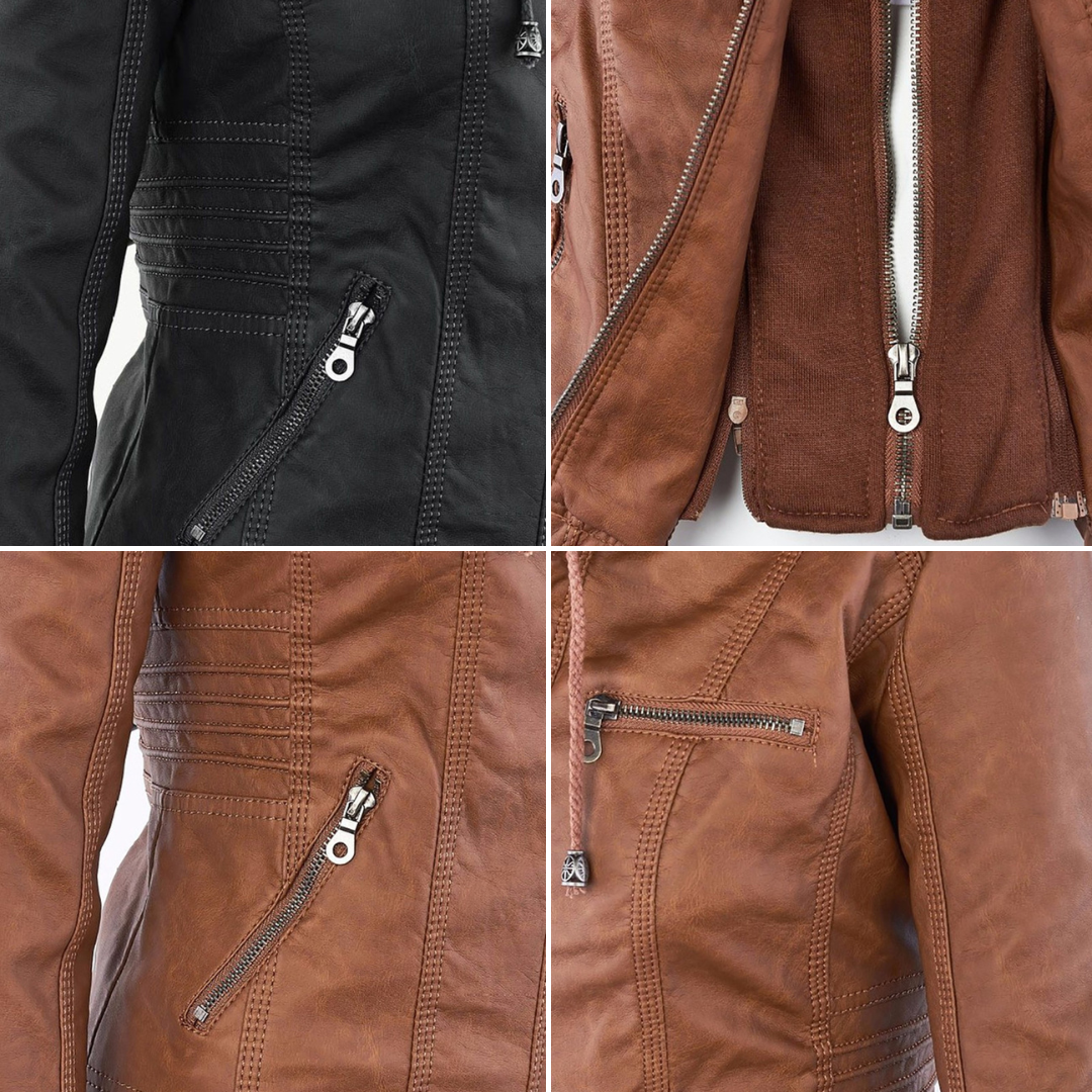 Harper | Sleek Zip Moto Jacket