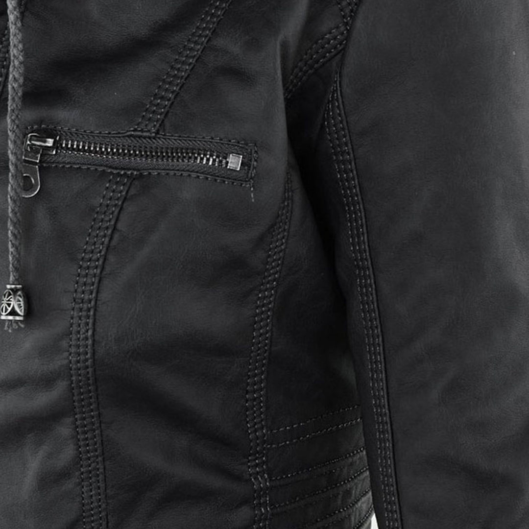 Harper | Sleek Zip Moto Jacket