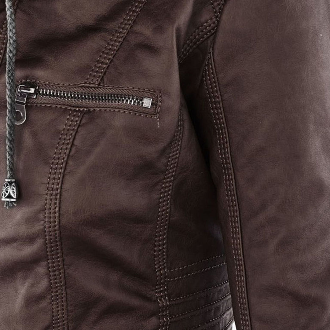 Harper | Sleek Zip Moto Jacket