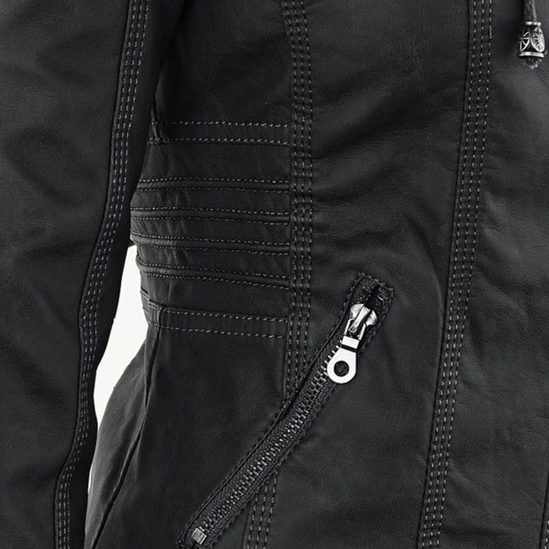 Harper | Sleek Zip Moto Jacket