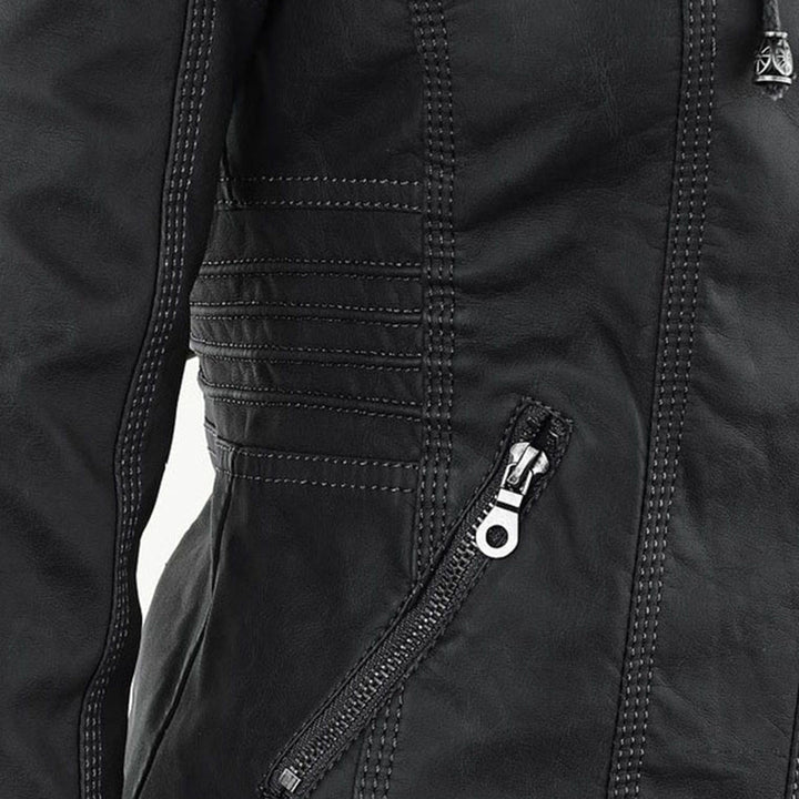 Harper | Sleek Zip Moto Jacket