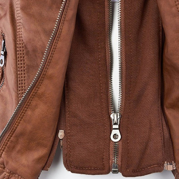 Harper | Sleek Zip Moto Jacket