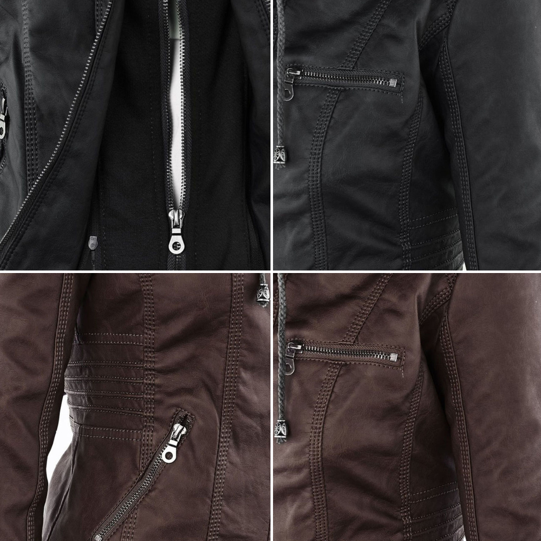 Harper | Sleek Zip Moto Jacket