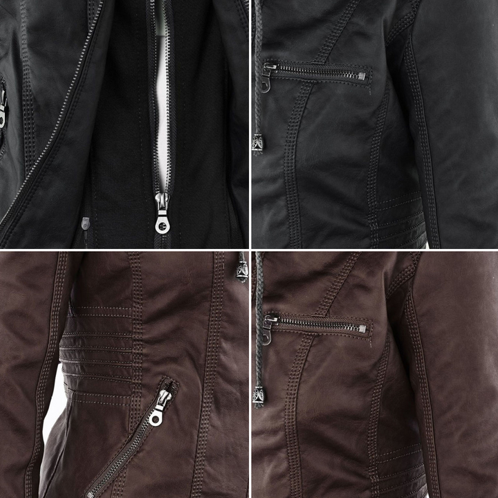 Harper | Sleek Zip Moto Jacket