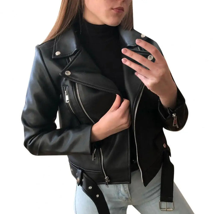 Natalie | Classic Biker Jacket