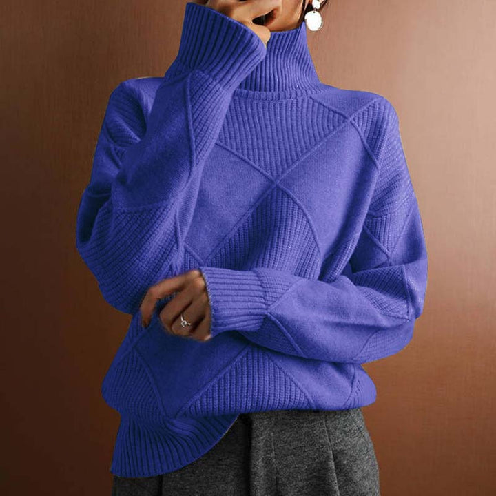 Eleanor | Textured High Neck Top