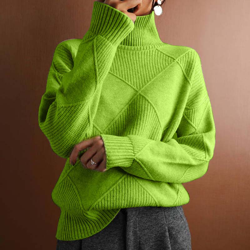 Eleanor | Textured High Neck Top