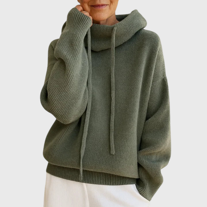 Eden | Drawstring Turtleneck Jumper