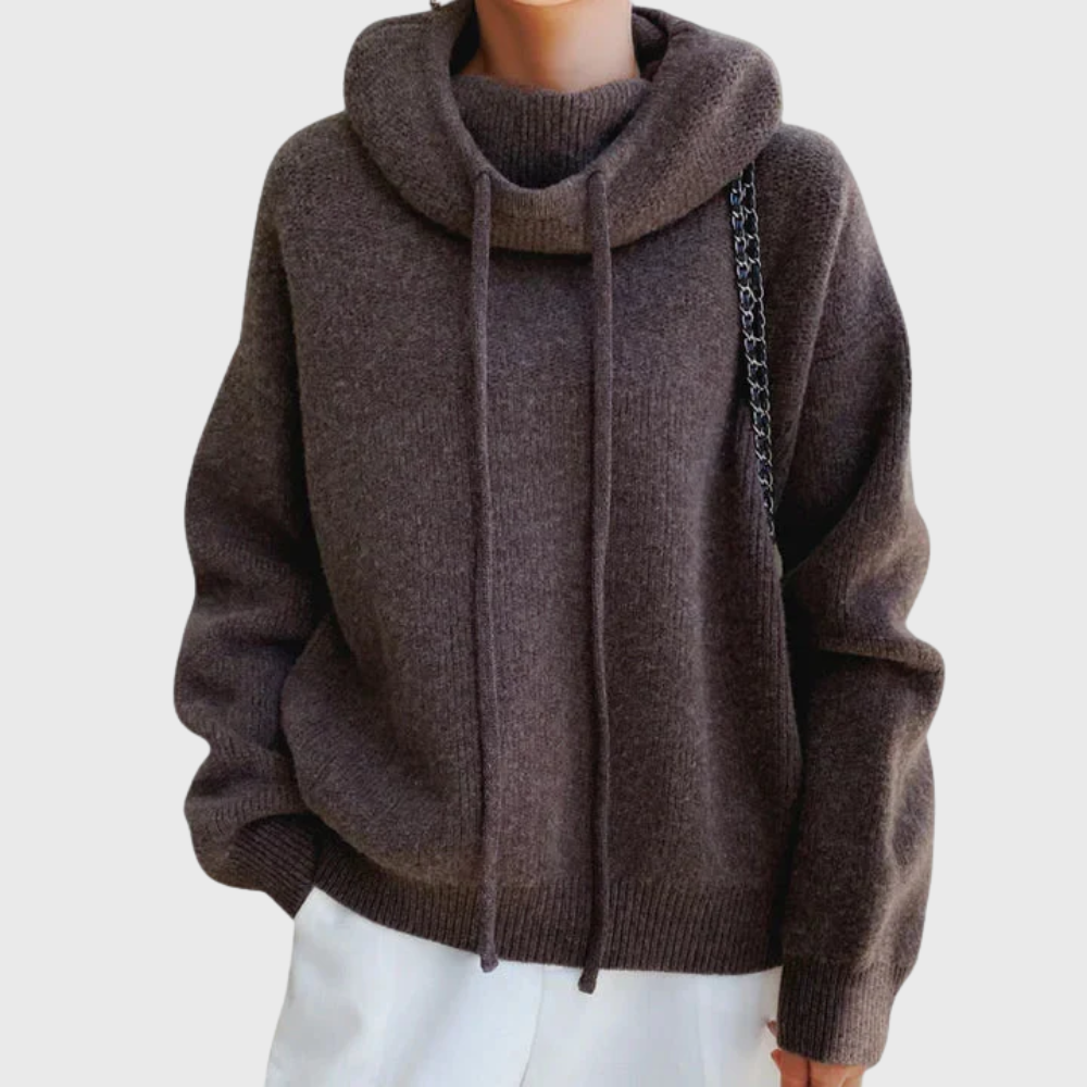 Eden | Drawstring Turtleneck Jumper