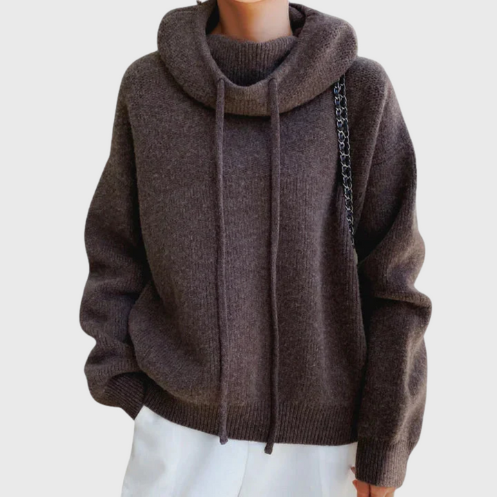 Eden | Drawstring Turtleneck Jumper