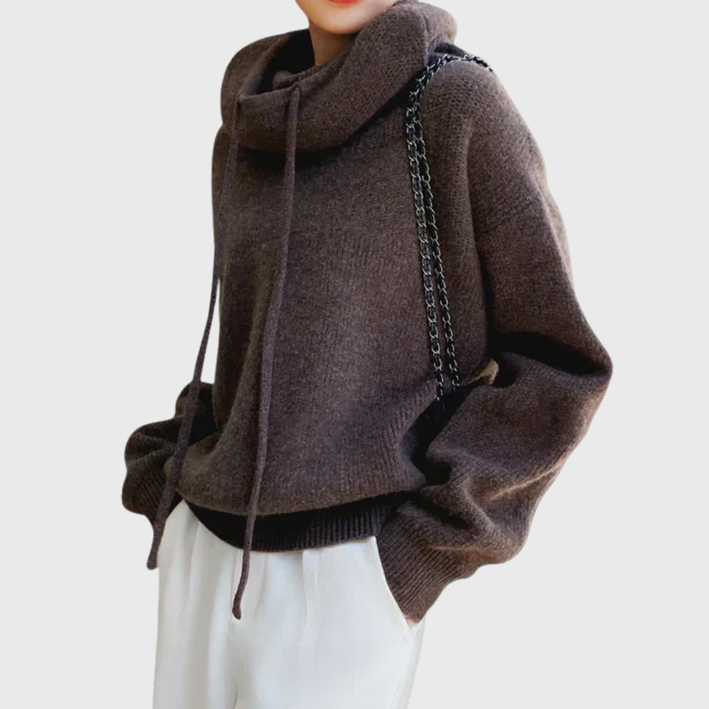 Eden | Drawstring Turtleneck Jumper