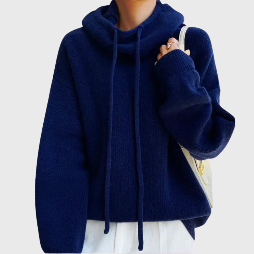 Eden | Drawstring Turtleneck Jumper