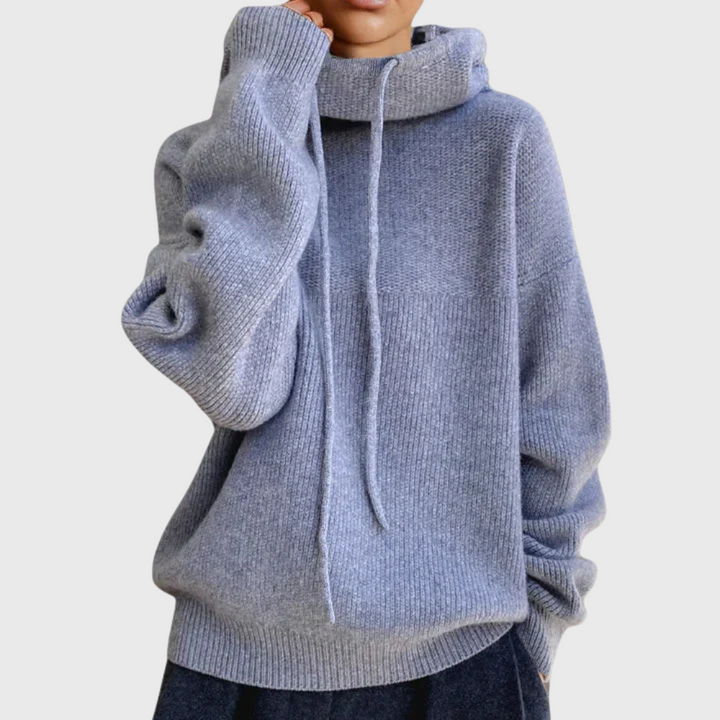 Eden | Drawstring Turtleneck Jumper