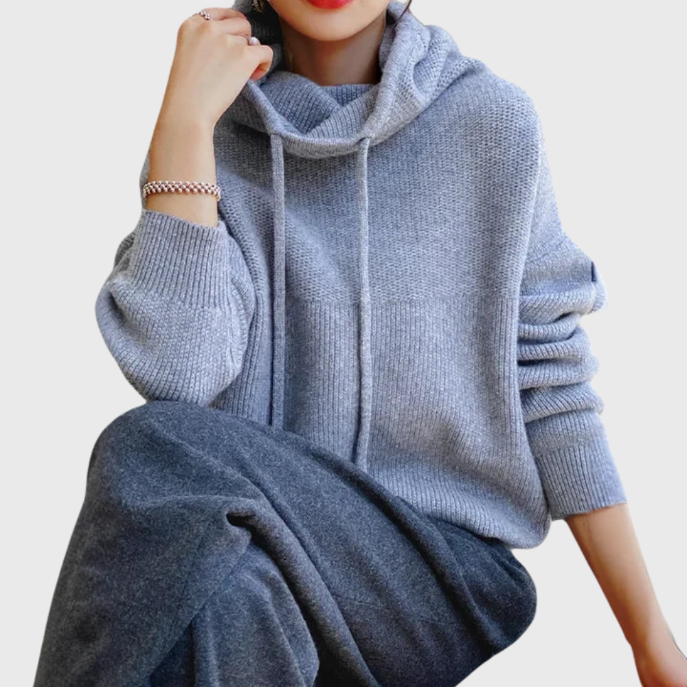 Eden | Drawstring Turtleneck Jumper
