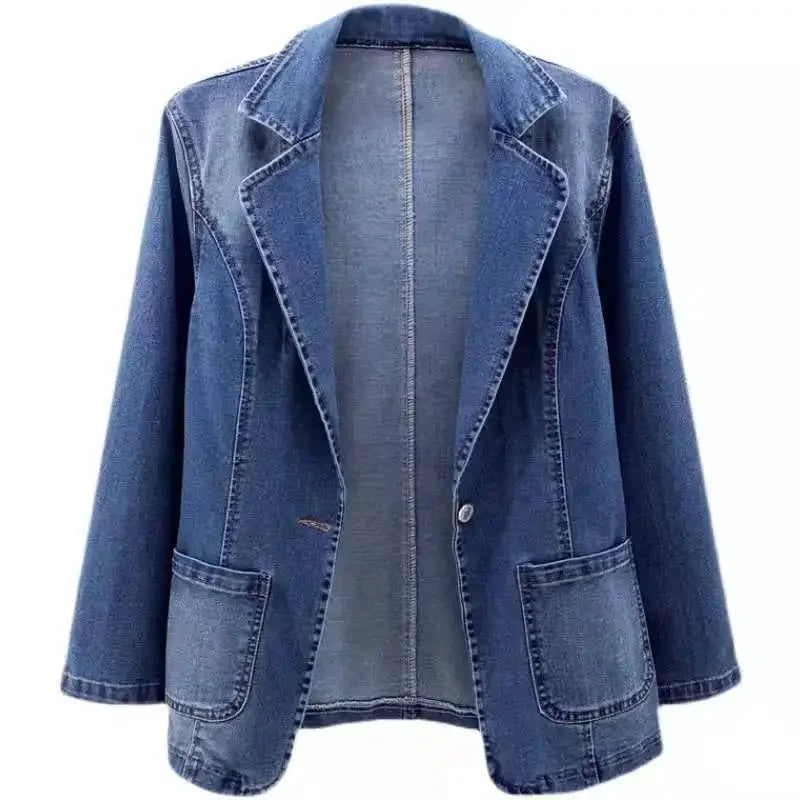 Mina | Classic Denim Blazer Jacket