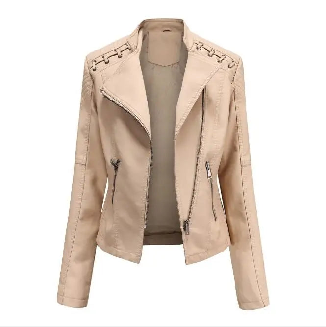 Madison | Lace-Up Detail Moto Jacket