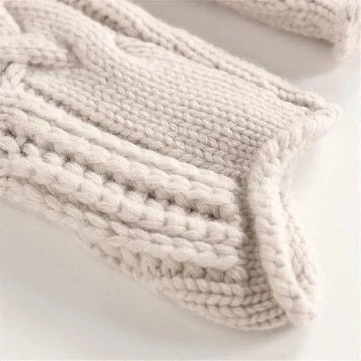 Lisa | Textured Knit Turtleneck Jumper