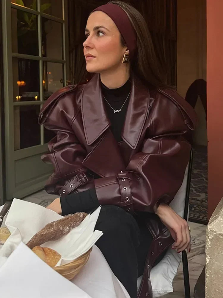 Juliette | Oversized Belted Jacket