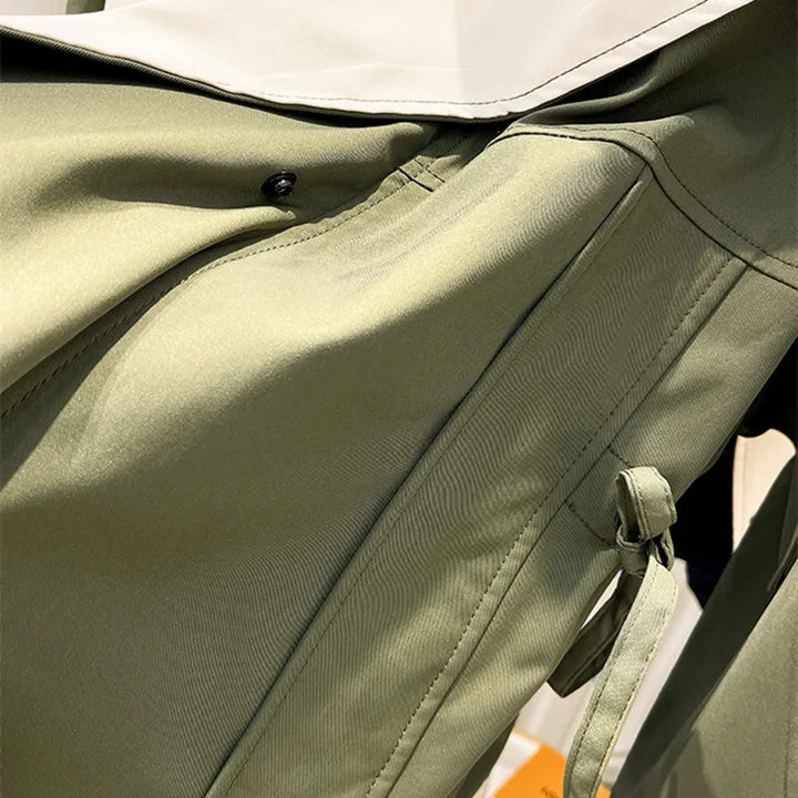 Nathalie | Two-Tone Hooded Jacket