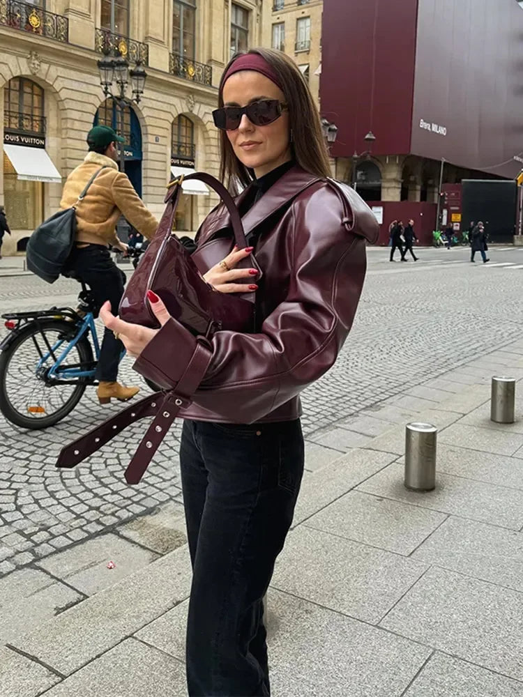 Juliette | Oversized Belted Jacket